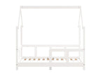 Cadre de lit pour enfant blanc 70x140 bois de pin massif TYAQ33517