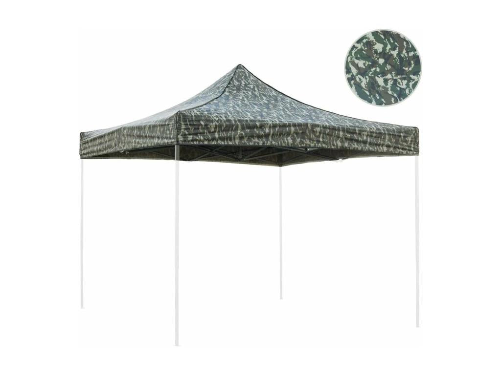 Feuille de toit de camouflage militaire imperméable 3x3 pour le remplacement du gazebo pliable YRPK52404