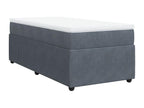 Sommier à Decohaute de lit avec matelas Gris foncé 100x200 cm XJXN77364