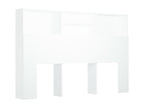 Armoire de tête de lit Blanc 160x19x103,5 cm QHTV03223