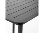 Ensemble table de terrasse 70cm et 2 chaises noir SIAP26522