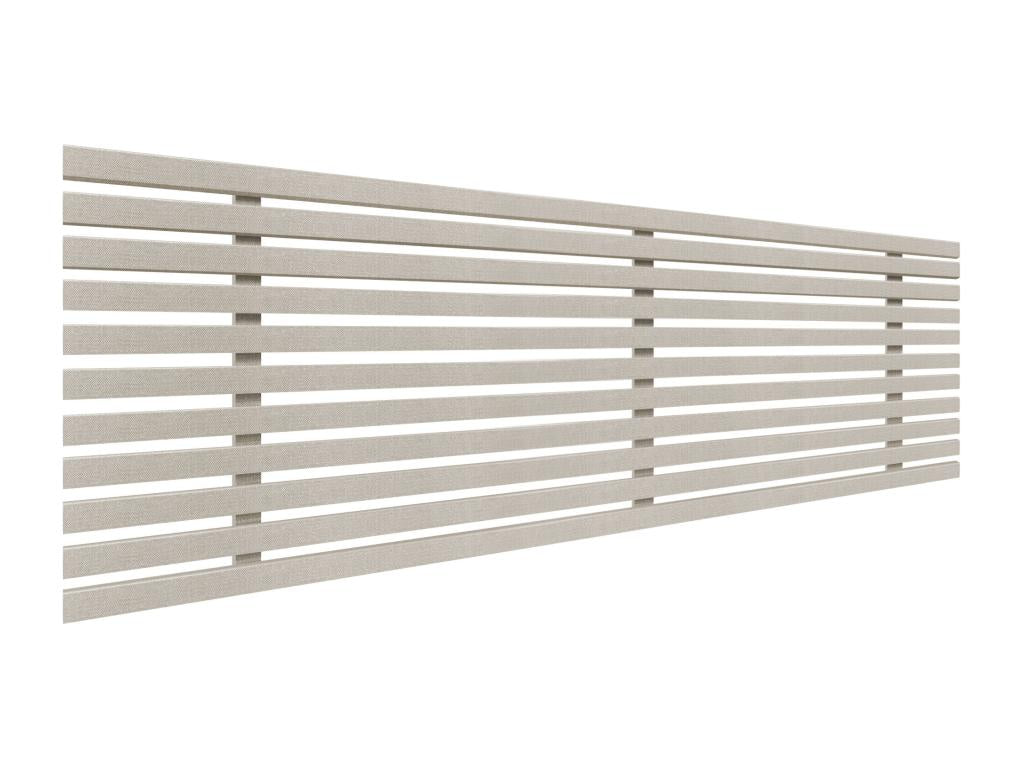 Decohaute Tête de Lit Bois Recyclé Dm Style Palette Japonaise 150x46cm Lits 150/160 - Pointes Beige HXWS21281