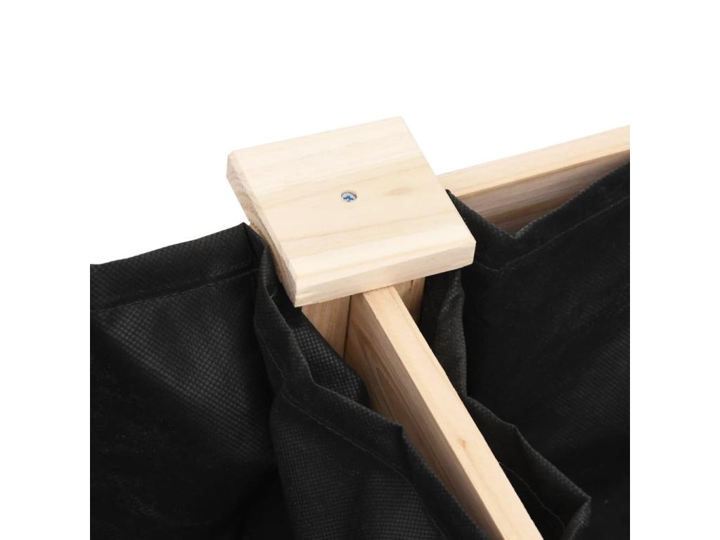 Jardinière avec doublure 161x45x76 bois massif de sapin POGP32875