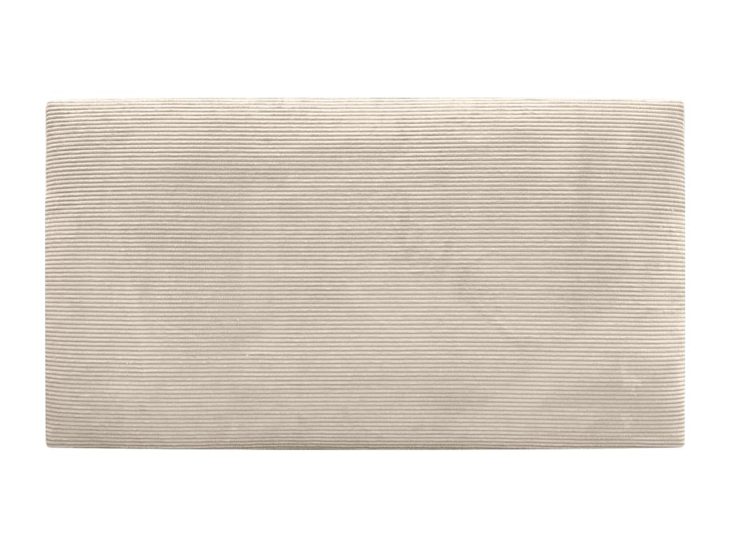 Decohaute Tête de Lit Velours Côtelé Uni 105x60 Lits 105 - Beige JAJW32746