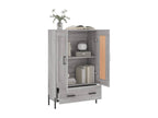Buffet haut Chicyla gris 69,5x31x115 cm bois d'ingénierie BZSC05689