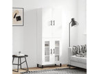 Buffet haut Blanc 69,5x34x180 cm Bois d'ingénierie ENTT41709