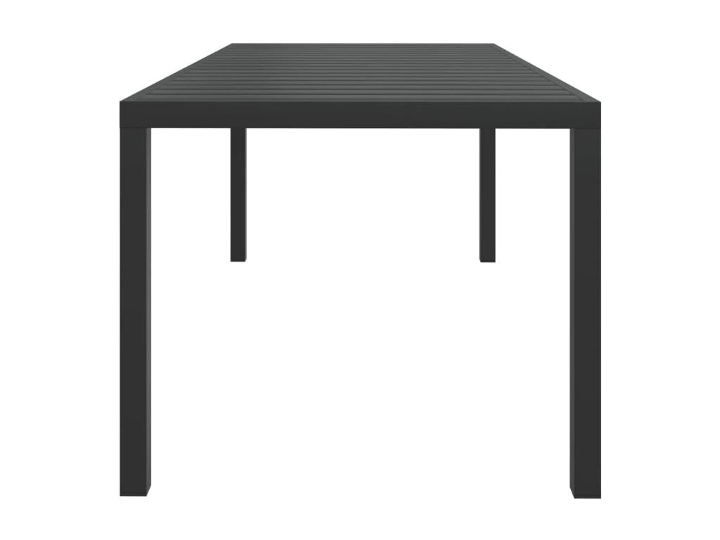 Mobilier à dîner de jardin et coussins 9 pièces Résine tressée Gris POXF52470