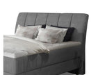 Lit continental moderne avec matelas velours gris Brato-160x200 VZPW89259