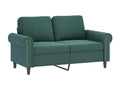 Ensemble de canapés 2 pièces avec coussins Vert foncé Velours UKRV38680