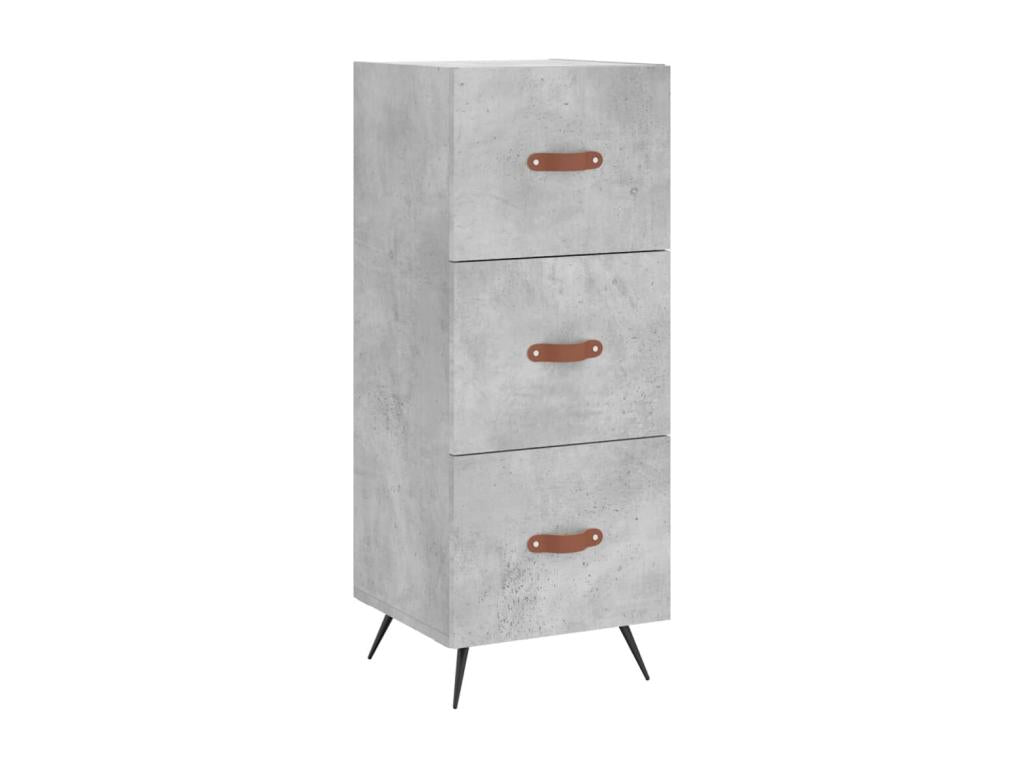 Buffet Gris béton 34,5x34x90 cm Bois d'ingénierie HPAW80044