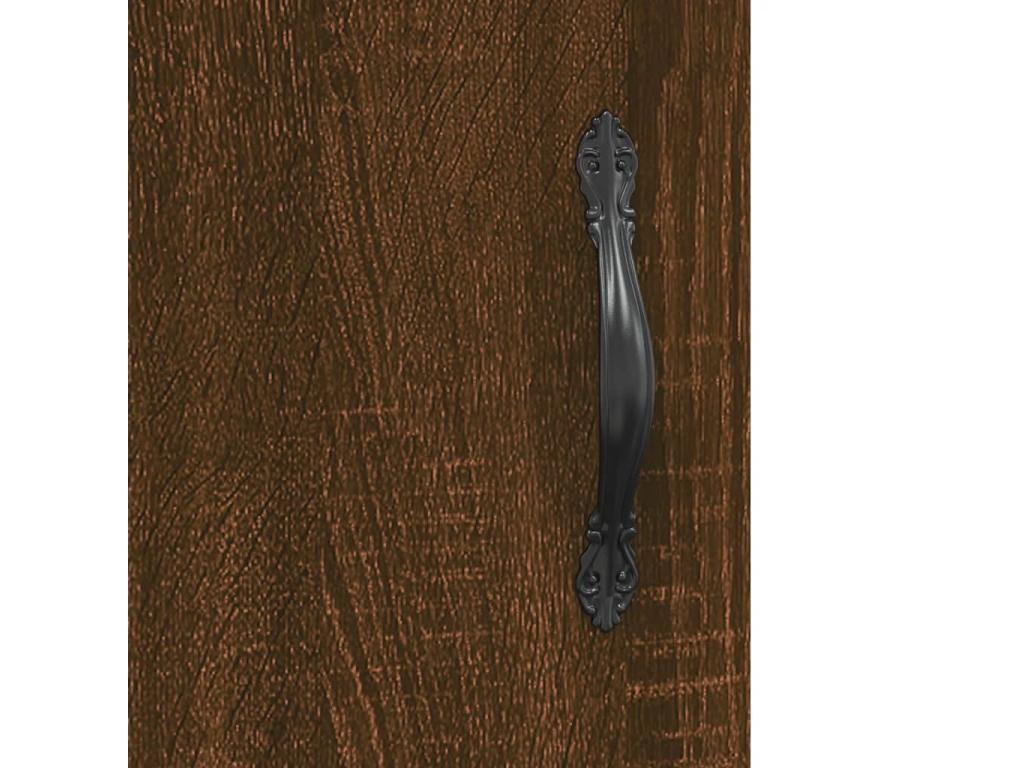 Buffet chêne marron 69,5x34x90 cm bois d'ingénierie WUPC45619