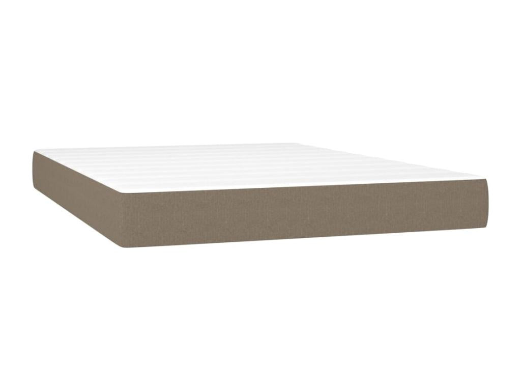 Lit à sommier tapissier avec matelas Decohaute 160x200 cm Tissu KPHP88349