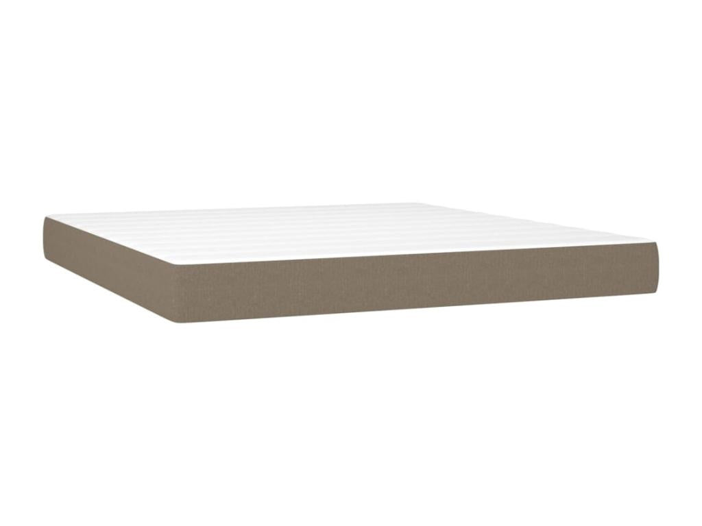 Lit à sommier tapissier avec matelas Decohaute 160x200 cm Tissu XUKP90228