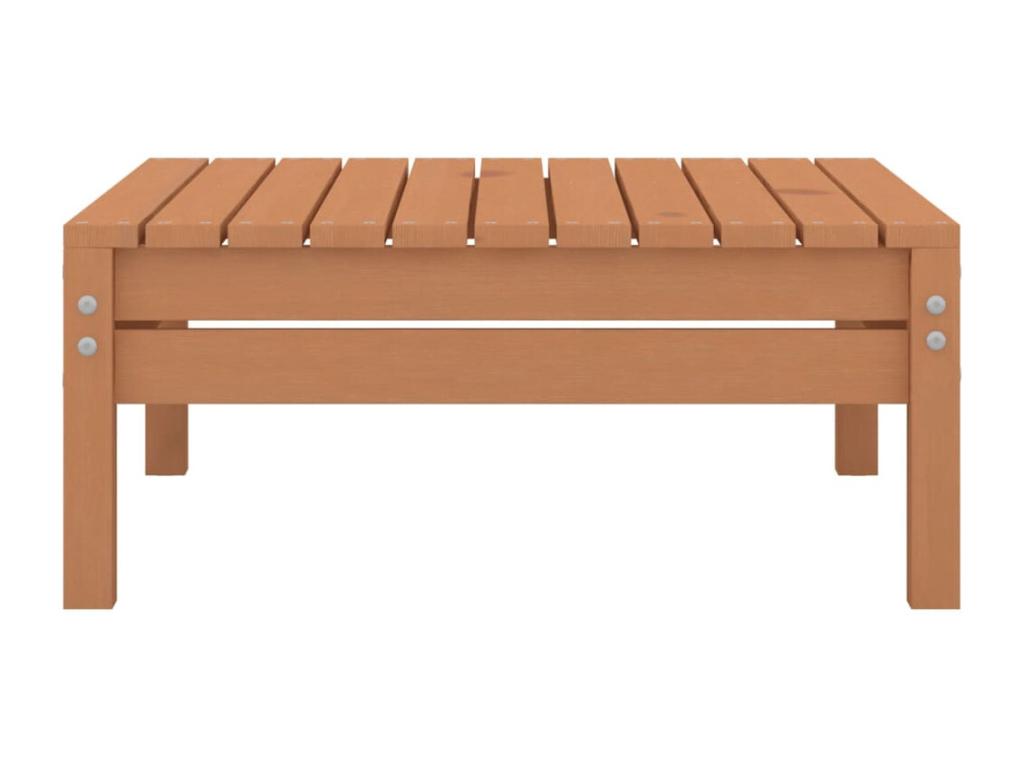 Repose-pied de jardin Marron miel Bois de pin solide SZMD26162