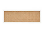 Tête de lit en bois de pin et cannage couleur blanche 200x60cm - Decohaute CANNAGE - Decohaute ILTD59830